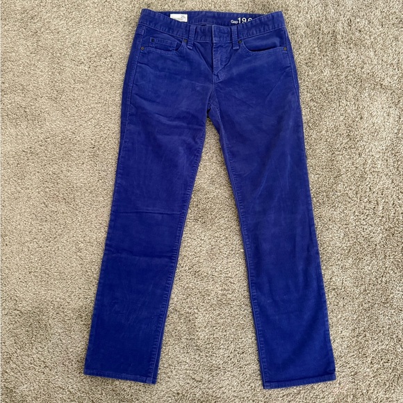 GAP Pants - NWOT- Iconic GAP 1969 Collection Royal Blue Corduroy Pants